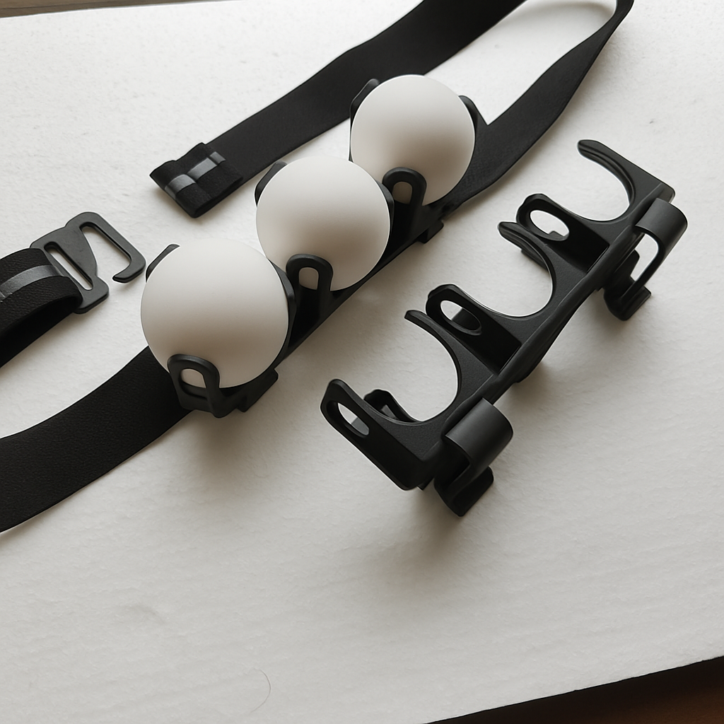 BallBuddy Gürtelclip für 3 Tischtennisbälle