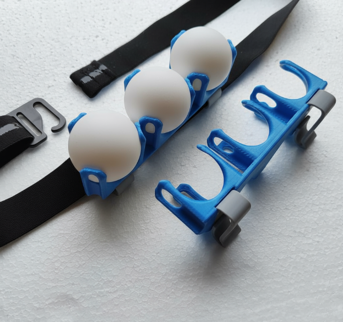 BallBuddy Gürtelclip für 3 Tischtennisbälle